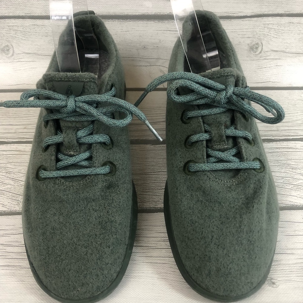Allbirds Wool Runners Matcha Walking Running Shoes ZQ Merino Wool Sneakers - 8